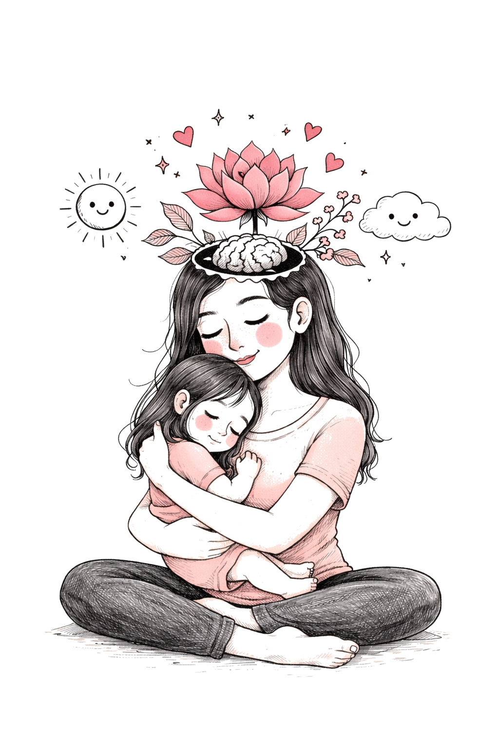 Ilustracja — psychoterapia i równowaga